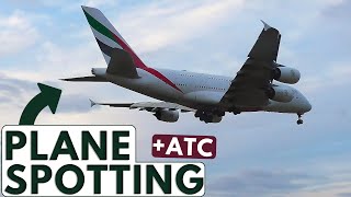 RUNWAY CHANGE! Plane Spotting + Amazing ATC at a very BUSY Gatwick Airport! (LGW/EGKK)