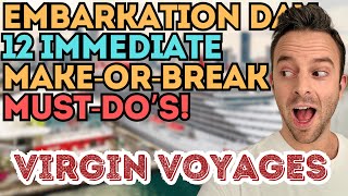 Virgin Voyages | Top Tips for Embarkation Day