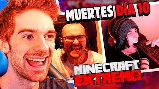 REACCIÓN A TODAS LAS MUERTES en MINECRAFT EXTREMO FINAL