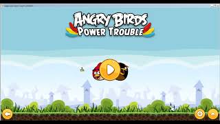 first 1 minutes of angry birds power trouble main menu theme song