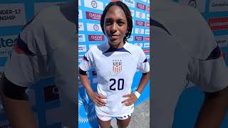 Interview with Mya Townes, forward from #usa #u17  and from Michigan Hawks 🇺🇲. #usynt #michigan