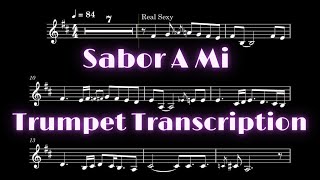 Sabor A Mi - Trumpet Transcription (With Backing Track)