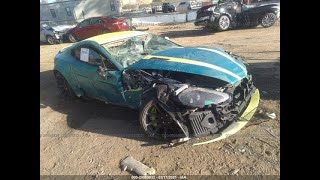 Will it start? The Hollywood Hustler crashed Aston Martin Vantage!