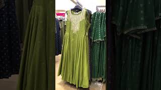 Anarkali Kurti | Beautiful green Anarkali kurti