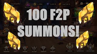 100+ F2P Summons What Can We Get?? || Awaken: Chaos Era