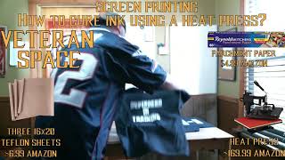 CURING SHIRTS WITH A HEAT PRESS