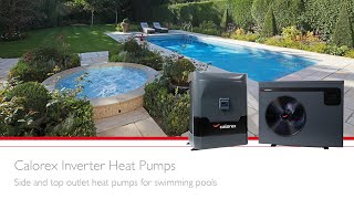 Calorex Inverter Heat Pumps | Side and top outlet heat pumps for swimming pools