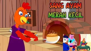 Sang Ayam Merah - Dongeng anak | Kartu anak | Dongeng bahasa Indonesia