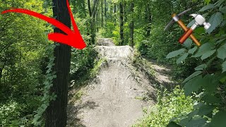 JE CONSTRUIT UNE PISTE DE VTT !