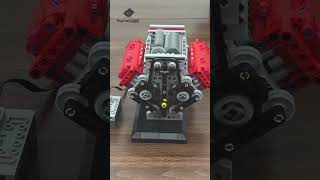 MOC V8 Engine with Supercharger #lego #v8engine  #v8  #carengine  #legotechnic #bricks #diycrafts