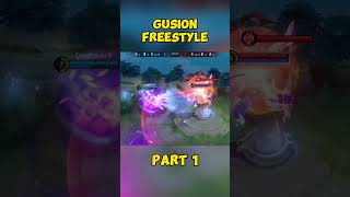 GUSION FREESTYLE PART 1 #mobilelegends #mlbb #mlbbcreatorcamp #mpl #shorts #reels