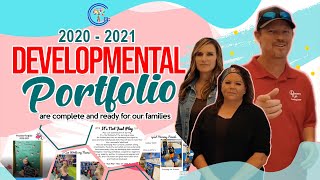 Our Early Childhood Developmental Portfolio Are Complete! We're Sharing Them With Our Families!