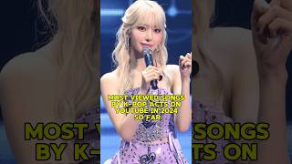 MOST VIEWED SONGS BY K-POP ACTS ON YOUTUBE IN 2024 | #kpop #lisa #babymonster #sheesh #rockstar