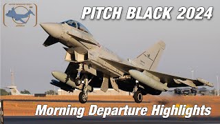 Exercise Pitch Black 24 - Morning Departure Highlights at RAAF Base Darwin