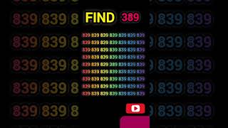 Find the odd number #subscribe #music #puzzle #shorts