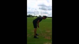 Awesome golf trick shot