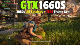 Horizon Zero Dawn Remastered : GTX 1650 - 1080p All Settings + FSR3 Frame Generation