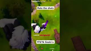 Rate the shots #fortnite #gaming #shorts #trending