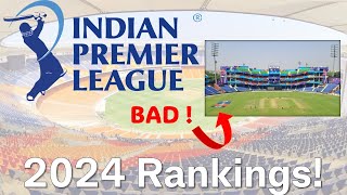 *OFFICIAL* IPL Stadium Rankings from WORST to BEST! (2024)