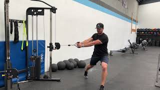 Split Stance Cable Rotation