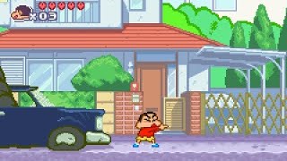 Crayon Shin-Chan - Arashi No Yobu Cinema-Land No Daibouken! Gameplay Walkthrough FULL GAME [GB]