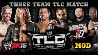 WWE 2K15 MOD: Three Team TLC Match