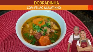 RECEITA DE DOBRADINHA COM FEIJÃO MULATINHO| Receitas de pai e filha