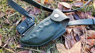 Custom camel leather holster by Vadim "Nasgul" Shaykhitdinov.