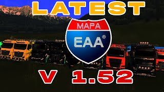 How to Install EAA Map in Eurotruck Simulator 2 version 1.52 | Latest Eaa Mapa Tutorial 2024