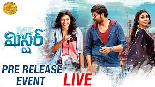 Mister Telugu Movie Pre Release Event LIVE | Varun Tej | Lavanya Tripathi | Hebah Patel | #Mister