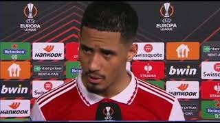 Sporting 2 - Arsenal 2 | William Saliba Full Post Match Interview