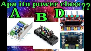 Power amplifier class A B dan d