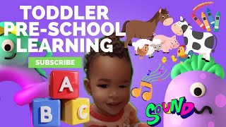 LEARN ABC'S, SONGS, FARM ANIMALS AND SOUND, COLORS & MORE #toddlerlearning #preschool