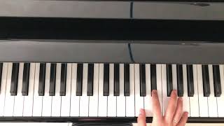 TRINITY Grade 3 - C minor arpeggio (right hand, left hand)