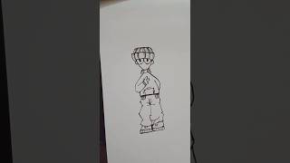 Bored? Let's Draw a Simple Character in Just 1 Minute #drawing #drawingtutorial