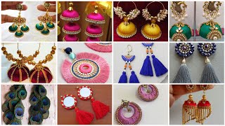 Silk Thread Earrings Collections | Designer Silk Thread Jhumkas Ideas | Beautiful Silk Thread Earrin