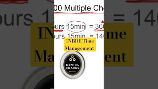 INBDE- How to manage your time during exam