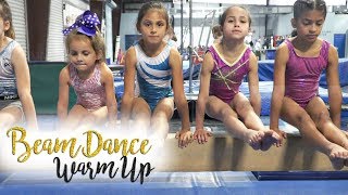 Gymnastics Beam Dance Warm Up| Sariah SGG