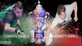 CORRIERI DANIELE VS MANGANOTTI ENRICO CN BILLIARD TV