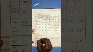 nighty cutting measurement chart #shorts #avanitricks