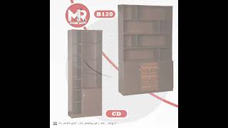 کمد و فایل و ویترین اداری مدل CD و B120 - مستر صندلی - mr_sandali