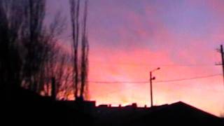 Закат в Одессе 03 01 2012.Sunset in Odessa 03 01 2012.