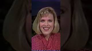 Shot Rubber Band Falls in Front of Patrice Formby ABC KCAU-TV Ch 9 Sioux City Iowa