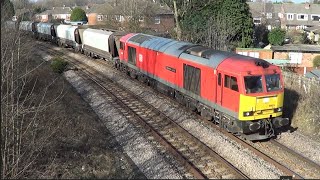 Freight Trains near Altrincham 8th March 2022