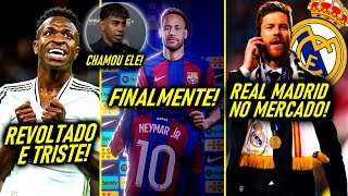 BR SAINDO! - LAMINE e NEYMAR JUNTOS! - VINI JR SE REVOLTA e OLHA a REAÇÃO! - XABI ALONSO no REAL!