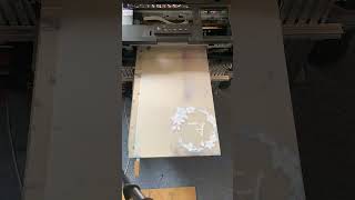 DTF flatbed printing with double layer of white ink.