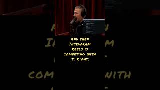 Joe Rogan talks about the different social media popularity #joerogan #socialmedia #fyp