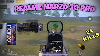 REALME NARZO 30 PRO PUBG TEST AFTER 1 MONTH & 24 KILLS  |  BY MCU THANOS GAMING  |  😲😲😲