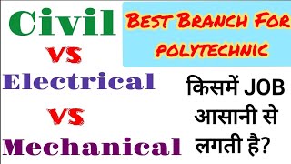 Polytechinc के लिए Best Branch कौन सा  है! Best Branch for Polytechinc/Diploma,