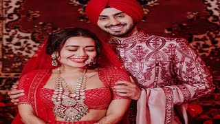 Neha kakkar With Rohanpreet Singh Wedding Pic | Neha Kakkar Haldi Pic |  Neha Kakkar Wedding Photo